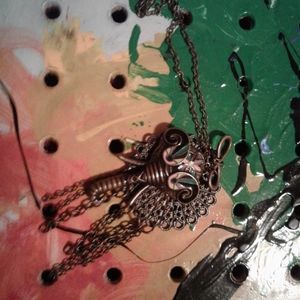 Elephant charm necklace